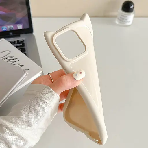 Чохол Epik TPU Cat для Apple iPhone 16 Pro Max 6.9 Antique White - фото 2