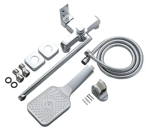 Змішувач для ванни Lidz Orion 005 Chrome з душовим гарнітуром LDORI005CRM48094 - фото 6