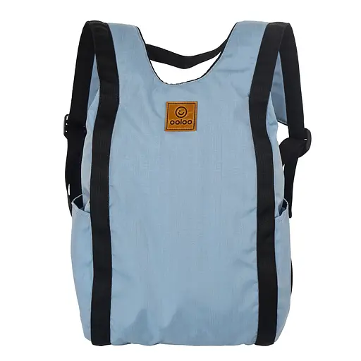 Рюкзак-антивор OOLOO Капля 45х27х14 см, светло-голубой 649/306 - фото 3