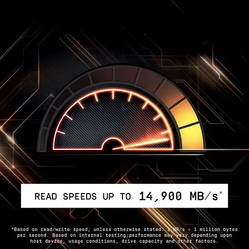 Накопитель SSD Western Digital m.2 NVMe 1TB WD Black SN8100 PCIe 5.0x4 (WDS100T1XHM-00CMT0) - фото 6