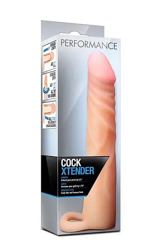 Насадка на пенис Blush Performance 7 Cock Xtender 18 см телесный - фото 2