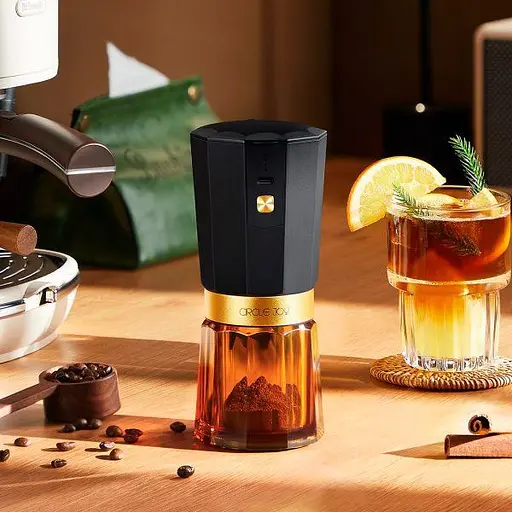 Кавомолка Circle Joy Electric Coffee Grinder Gold (CJ-EG05) [89817] - фото 2