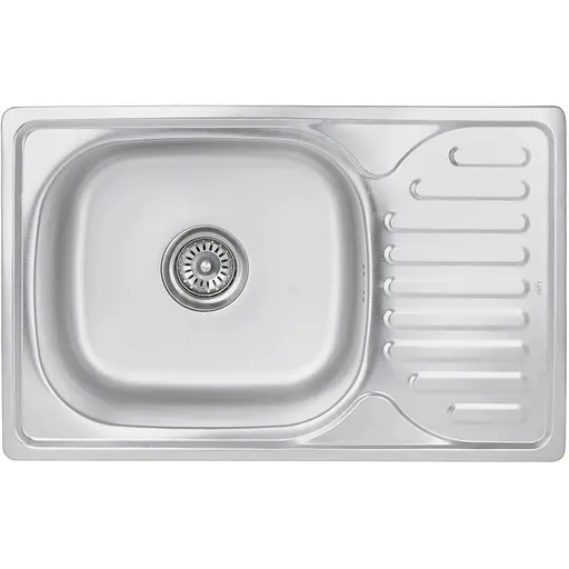 Кухонная мойка Brinex 6642 0,8 мм, врезная BRIN6642SAT08 - фото 1