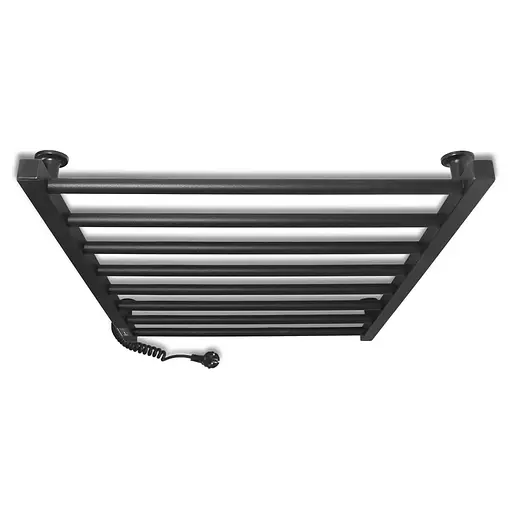 Электрический полотенцесушитель Laris Зебра Альфа ЧФЧ8 500x800 Е левый R3 73207628, Черный матовый, Левое, Электронный - фото 4