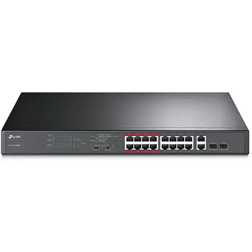 Комутатор TP-Link TL-SL1218MP (16xFE PoE+, 2xGE/SFP Combo, max PoE 192W)