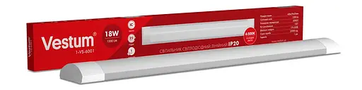 Светодиодный линейный светильник Vestum 1.2 м 54W 6500K 220V IP20 1-VS-6003 - фото 2