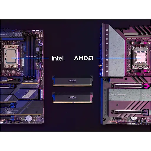 Модуль пам'яті DDR5 Crucial 2x16GB 6000MHz Pro OC Black (CP2K16G60C36U5B) [147413] - фото 7