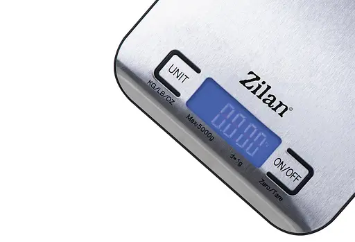 Кухонні ваги Zilan ZLN2984 до 5 кг з платформою з нержавіючої сталі - фото 3