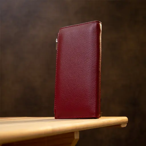 Жіночий шкіряний гаманець ST Leather 19х9.5х1.5 см acs0018192 - фото 7