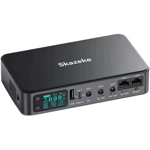 Skazeke D2P — Мини ИБП (UPS) 18000mAh (5-24V) для роутеров, камер, модемов и другого оборудования. - фото 1