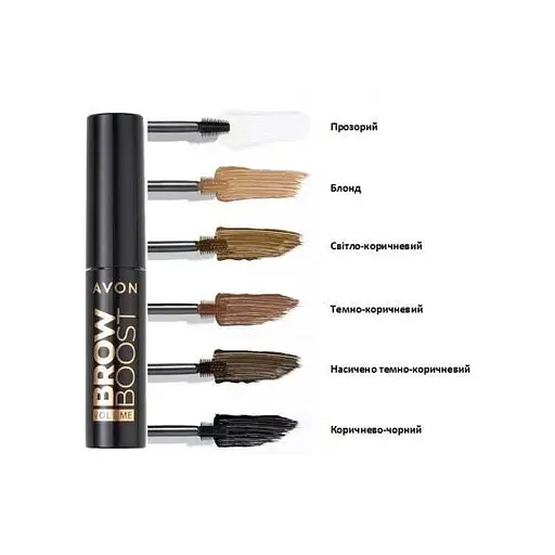 Гель для брів Avon Насичено темно-коричневий/Dark Brown 3.3 мл (49469298) - фото 2