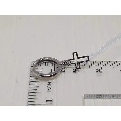 Золоті сережки KievGold Хрестики. 2/1074/1 - фото 4