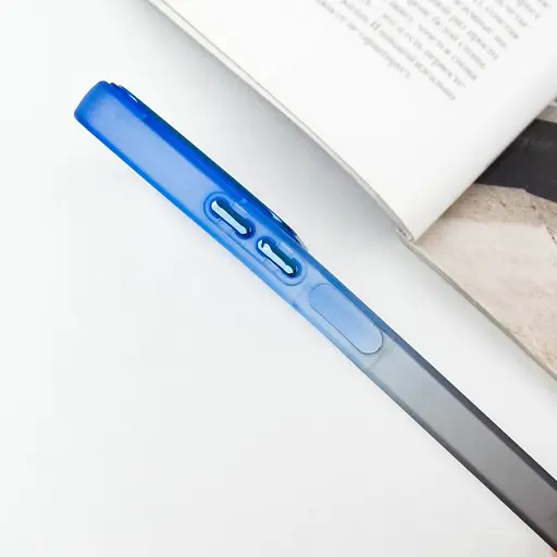 Чехол Epik TPU+PC Fresh sip series для Xiaomi Redmi Note 12 4G Черный / Синий - фото 4