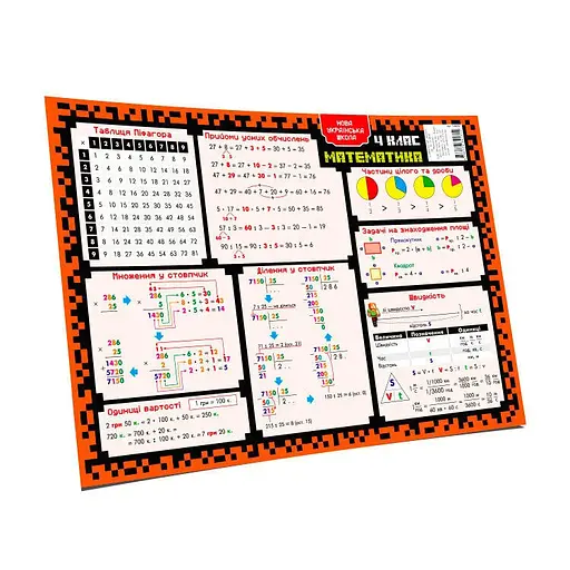 Обучающий коврик-подсказка 4 класс ZIRKA 129051 А3 - фото 2