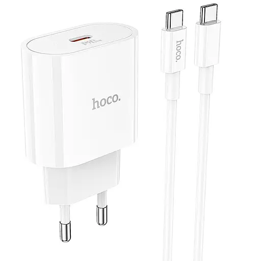 СЗУ Hoco C94A Metro PD20W (1USB-C) + кабель Type-C to Type-C