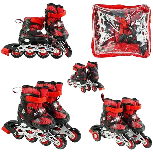 Дитячі ролики Best розмір 26-28 (19855-XS) червоні - фото 2