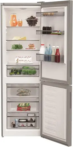 Холодильник Whirlpool с нижней морозильной камерой 185x60х67, холод.отд.-223л, мороз.отд.-120л, 2дв., А++, ST, нержав - фото 2