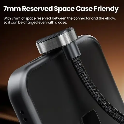 Кабель Toocki игровой U-образный 180 USB Type-C to Type-C 100W угловой с быстрой зарядкой 20V - фото 6