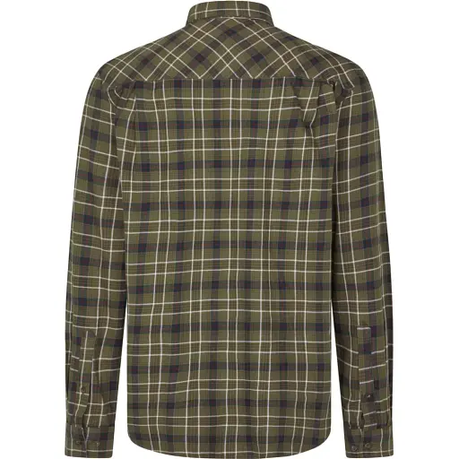 Рубашкa Seeland Glen Flannel Shirt XXL Grape Leaf/Dark Navy Chec - фото 2