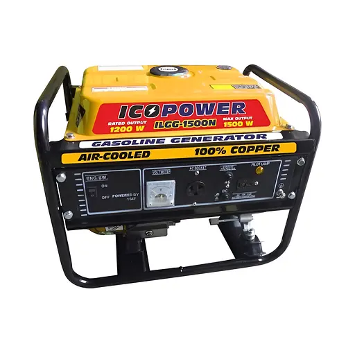 Бензиновый генератор ICONA NEWTOP ILGG 1500A MANUAL 5 л желтый