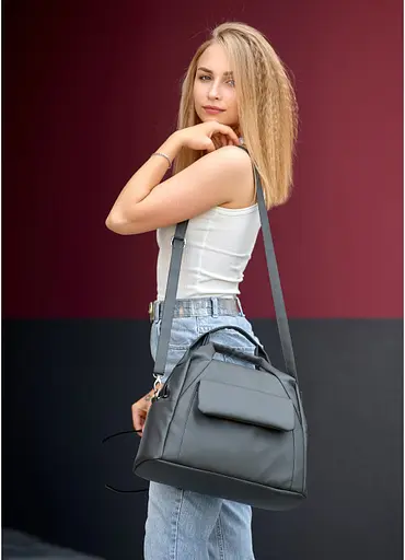 Спортивная женская сумка Sambag 37х25х16 см sum0020255 - фото 6