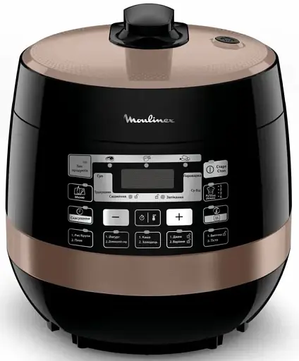 Мультиварка-скороварка Moulinex Quickchef чорний 1000 Вт (CE430A34) - фото 2