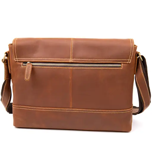 Чоловіча шкіряна сумка Vintage 37,5х27х5,5 см sum0013947 - фото 2