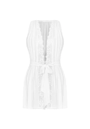 Еротичний пеньюар Obsessive Heavenlly XS/S білий - фото 6