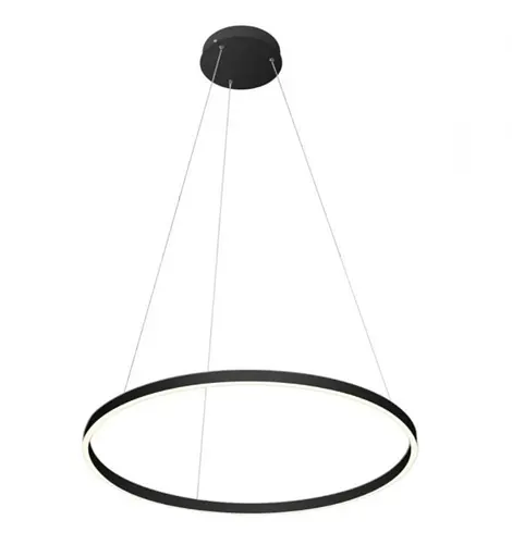 Светильник подвесной KLOODI CIRCLE3528 D800 90W 4К BK - фото 1