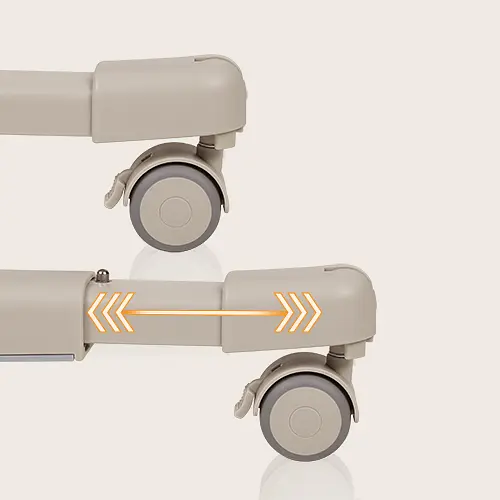 Приставная кроватка Lionelo Aurora 3 в 1 Beige Taupe (LO-AURORA BEIGE TAUPE) - фото 26