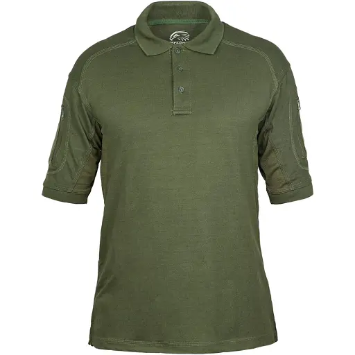 Теніска поло Defcon 5 Tactical Polo Short Sleeves with Pocket L OD Green