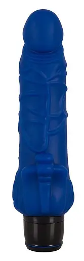 Вибратор You2Toys Vibra Lotus Classics Big 21.5 см синий - фото 2