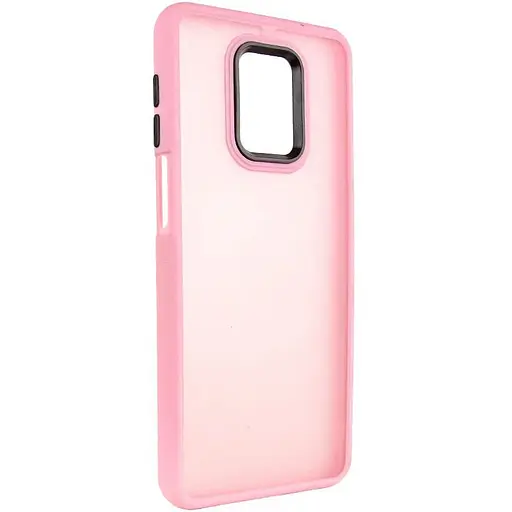 Чохол TPU+PC Lyon Frosted для Xiaomi Redmi Note 9s / Note 9 Pro / Note 9 Pro Max Pink