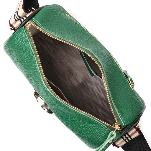 Женская сумка Vintage с украшением из натуральной кожи 21.5х14х9.5 см sum0029023 - фото 6