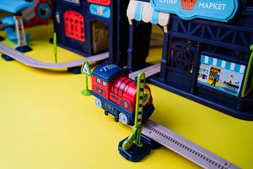 Ігровий набір Otamanko Хоробрий Паровозик трюкова залізна дорога 222 деталі - фото 9