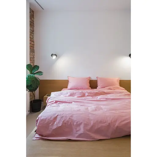 Комплект постільної білизни Ecotton Premium Brindal Rose євро сатин вишивка з кантом рожевий (25115) - фото 2