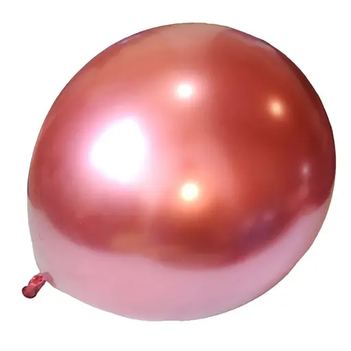 Шарик воздушный латексный 30 см (50) металлик красный, IDEA7-DL-025