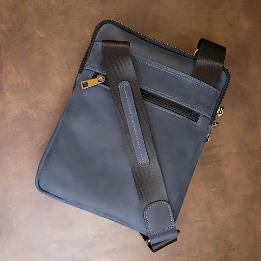 Кожаная сумка мужская SHVIGEL 20х26,5х4,5 см sum0013958 - фото 7