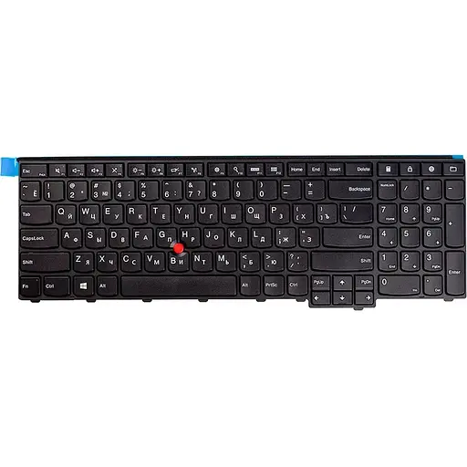 Клавиатура для ноутбука LENOVO ThinkPad T540, W540, KM-105U черный, черный фрейм