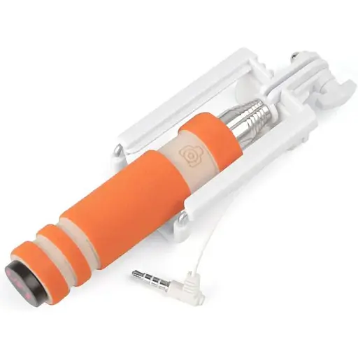 Селфи-монопод Smart со шнуром SS8 COMPACT Orange - фото 1