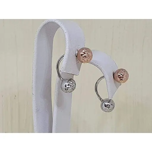 Золотые серьги Favoritum с алмазной гранью. 220336_5_А_КБ - фото 3