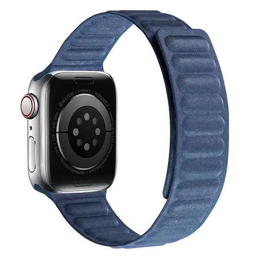 Ремешок FineWoven (AAA) для Apple Watch 42(ser.1-3)/44/45/46/49mm Pacific Blue