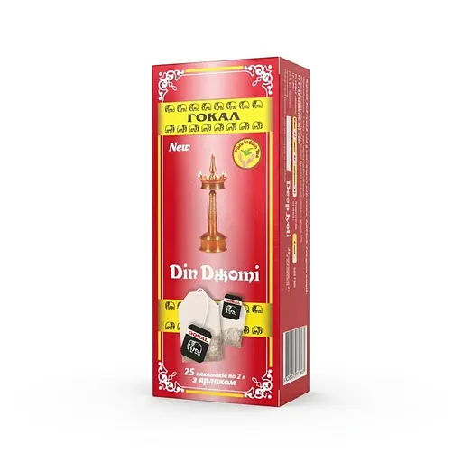 Чай Гокал чорний Діп Джоті 25 ф/п 2 г - фото 1