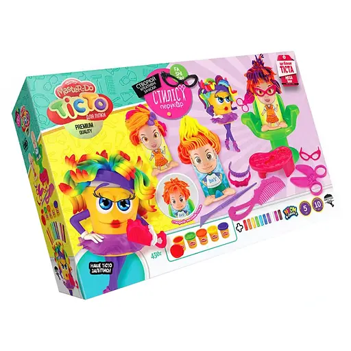 Набор творчества Тесто для лепки Master Do Стилист-парикмахер, TMD-13-01/TMD-13-01U