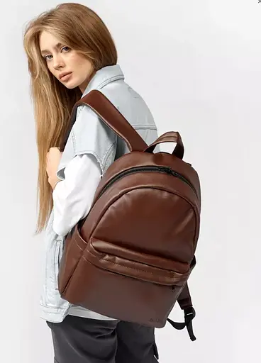 Жіночий рюкзак Sambag Zard LST шоколад 46 х 28 х 13 см (25018020) - фото 1
