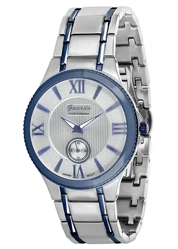 Годинник Guardo S01490(m) SBl браслет кварц.