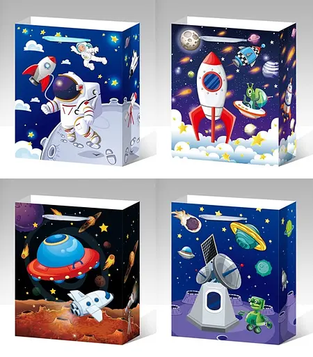 Подарочный пакет 2377L для мальчиков 40*12*30 см, Цена за 1шт (6923534237723) Микс - фото 1