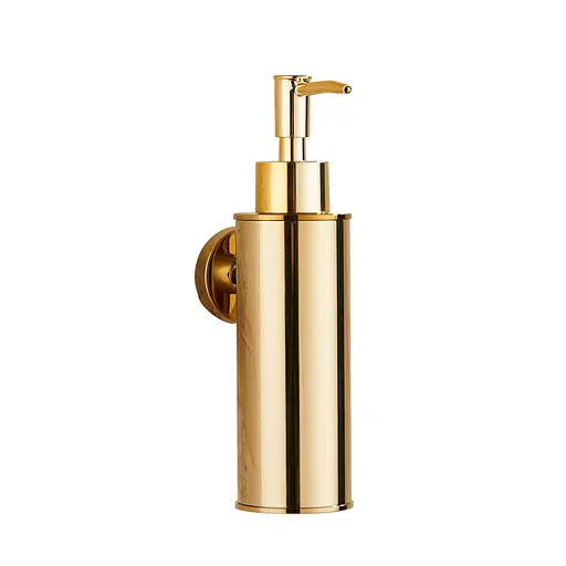 Дозатор для рідкого мила VBI Round gold VBI-040016GL, Золотий - фото 1