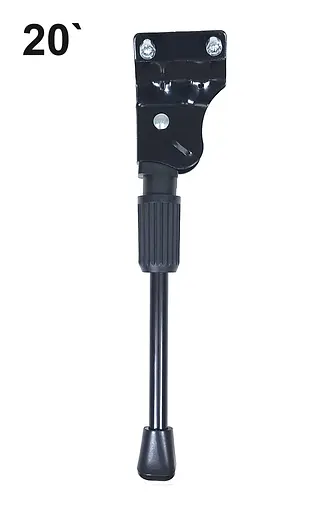 Підніжка на перо (планку) велосипеда під два болта 20" алюмінієва чорна (G0002169) - фото 3