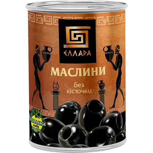 Уцінка. Маслини Ellada Extra Large без кісточки 420 г (873888) - фото 1